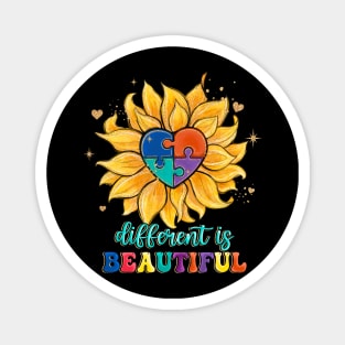 Autism Different is Beautiful Magnet